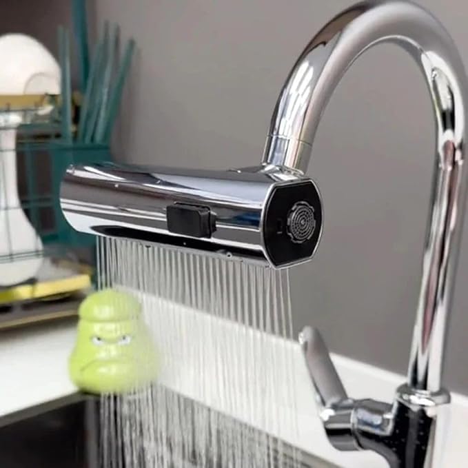 Premium Waterfall Kitchen Faucet 4 in 1