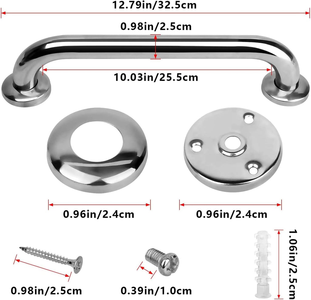 2 Pack Stainless Steel Grip Bar