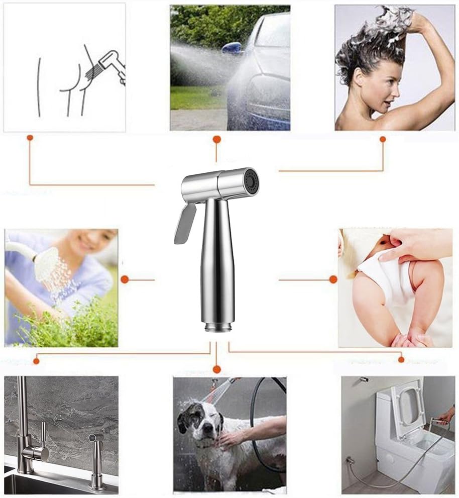 304 Stainless Steel Premium Quality Toilet Shower (Without Pipe)