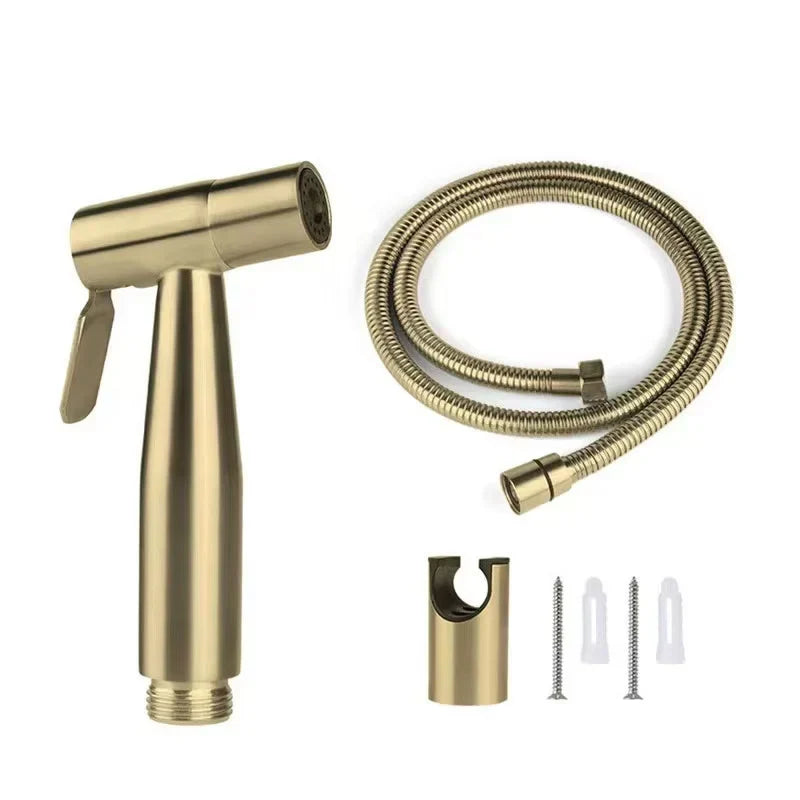 ( Gold ) Premium Quality-Stainless Steel 304 Muslim Shower Set