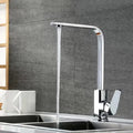 Hot and Cold Mixing Faucet 7-shaped Kitchen Faucets Single Handle Deck Mounted