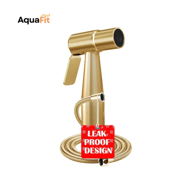 ( Gold ) Premium Quality-Stainless Steel 304 Muslim Shower Set